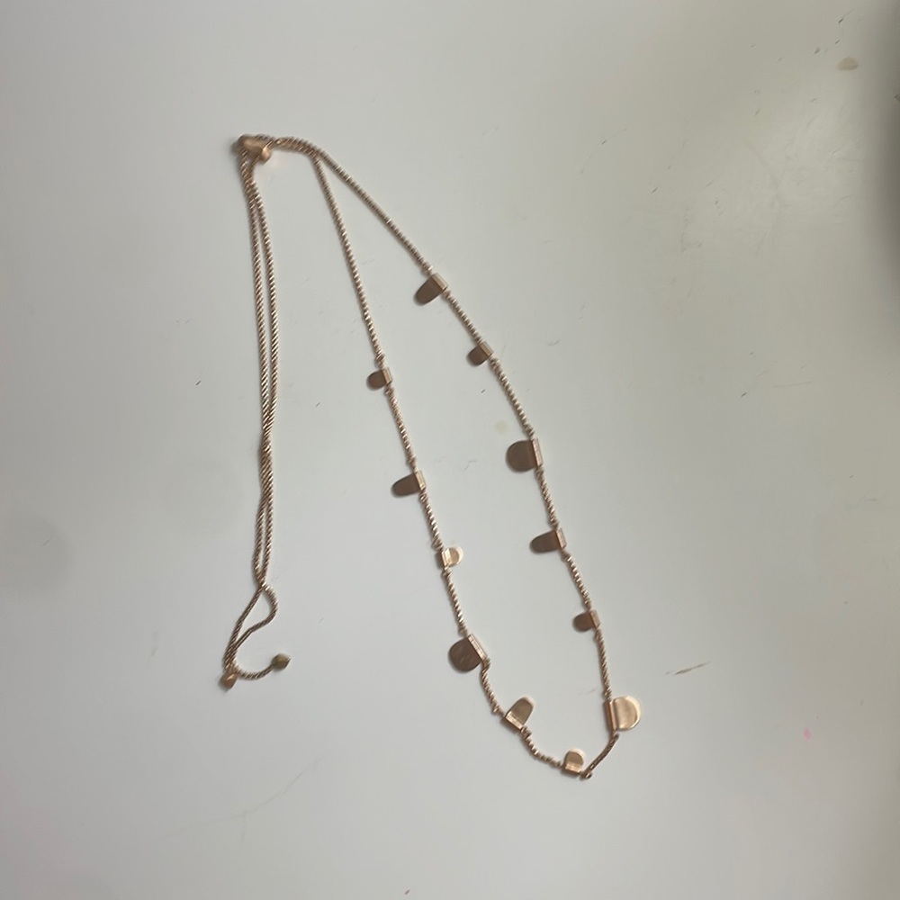 Kendra Scott Olive Necklace Rose Gold